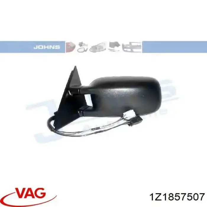 Зеркало заднего вида, левое VAG 1Z1857507 цена, от 78.41 USD