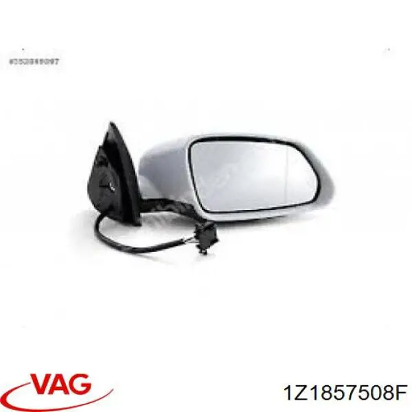 Правое зеркало 1Z1857508F VAG
