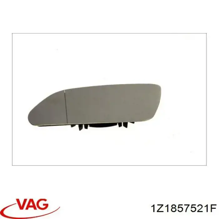 Купить 1Z1857521F VAG Стекло зеркала заднего вида, левого
