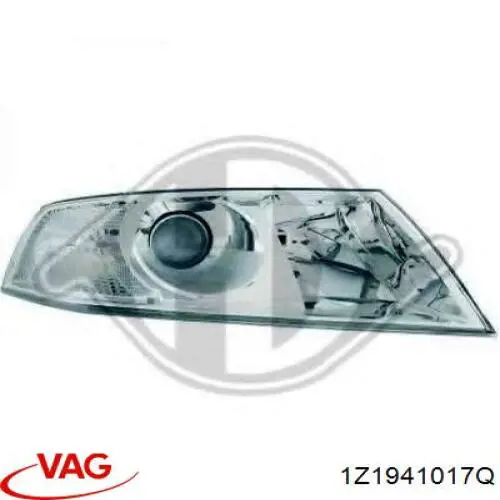 Фара левая VAG 1Z1941017Q цена, от 101.35 USD