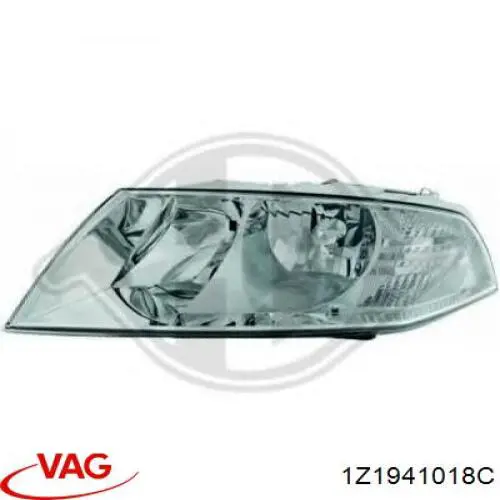 Правая блок фара VAG 1Z1941018C цена, от 96.44 USD