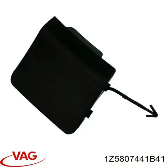 Заглушка бампера буксировочного крюка задняя VAG 1Z5807441B41