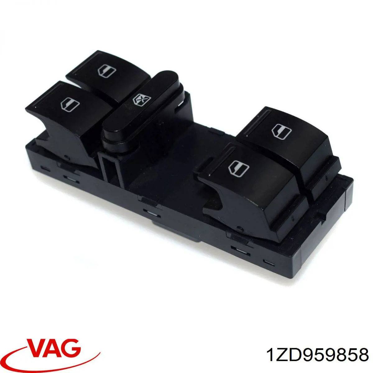 1ZD959858 VAG кнопочный блок управления стеклоподъемником передний левый