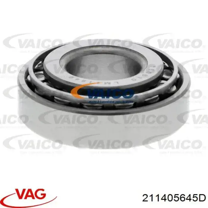 Подшипник ступицы передней наружный 211405645D VAG