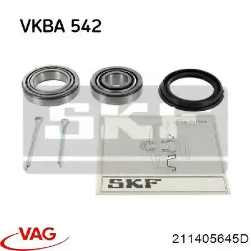 211405645D VAG Подшипник ступицы передней, наружный