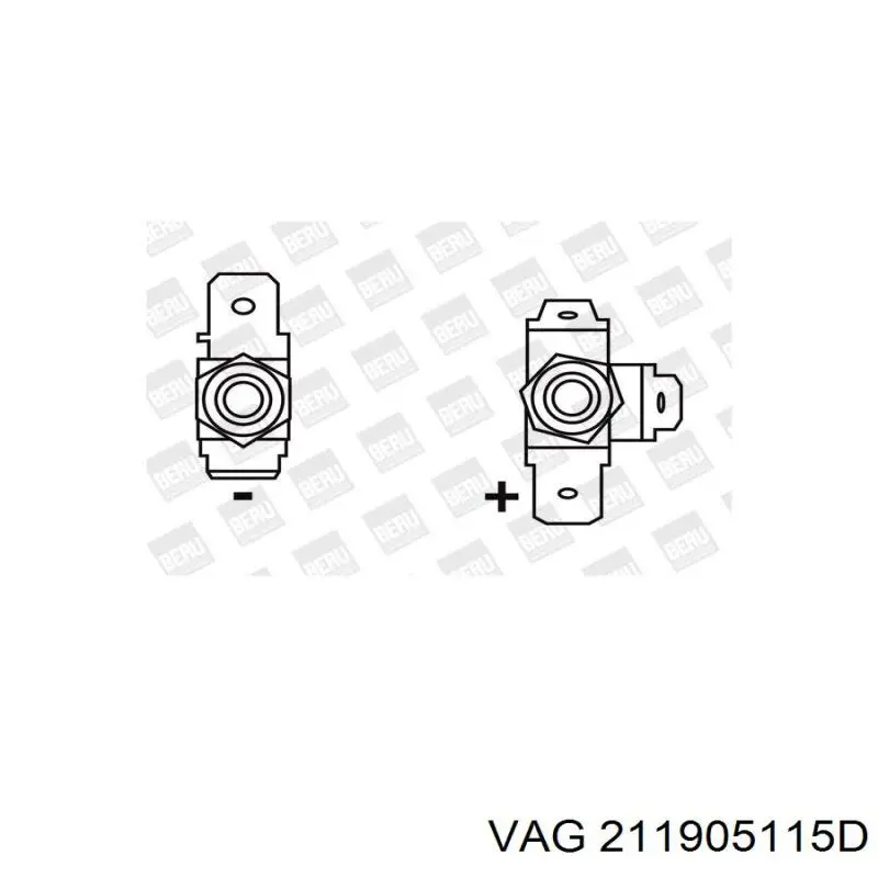 Катушка зажигания 211905115D VAG