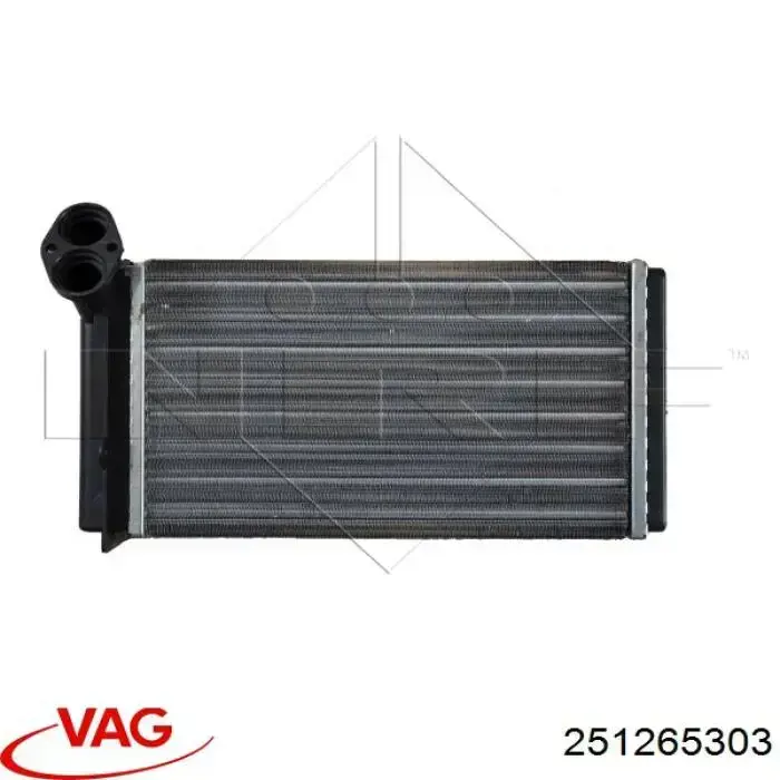 251265303 VAG Радиатор отопителя салона