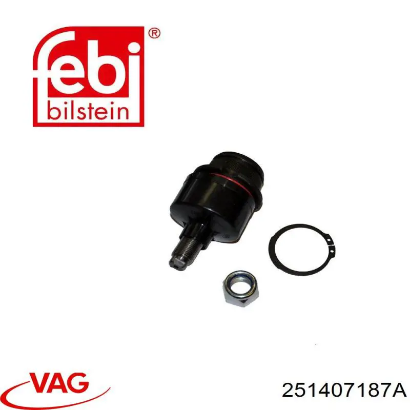Шаровая опора, нижняя VAG 251407187A цена, от 610.15 UAH