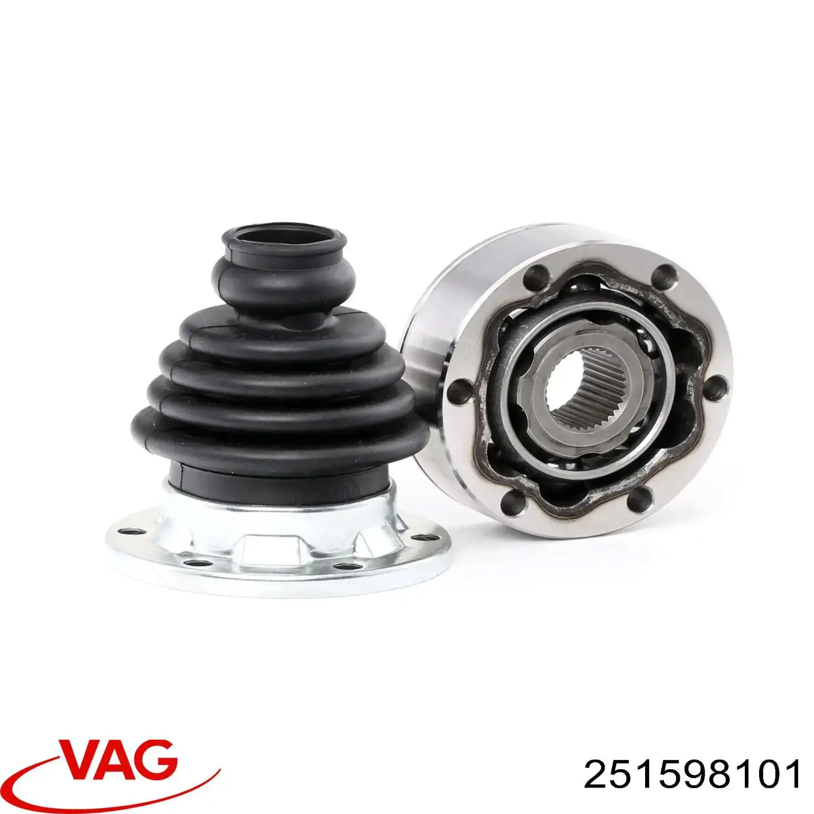 Шарнир угловых скоростей внутренний передний VAG 251598101 цена, от 28.31 USD