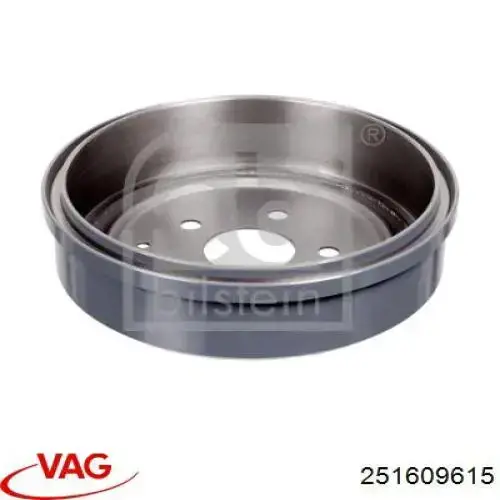 Купить 251609615 VAG Тормозной барабан