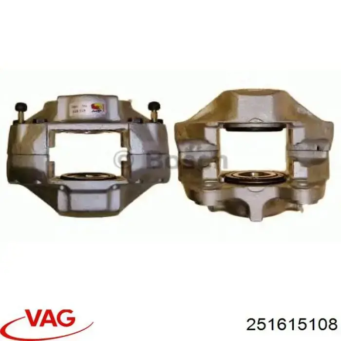 251615108 VAG Суппорт тормозной, передний, правый