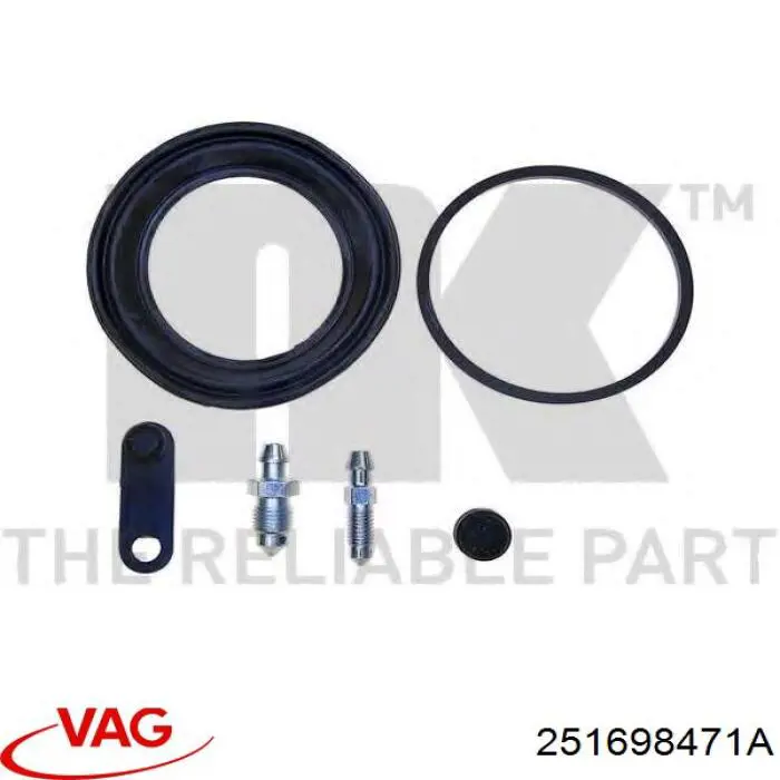 251698471A VAG Ремкомплект суппорта тормозного, переднего