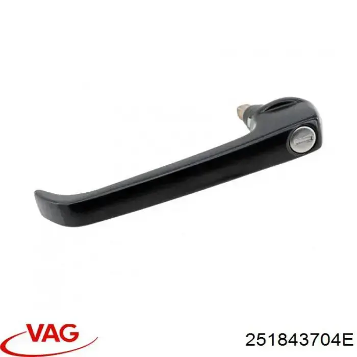 251843704E VAG ручка двери боковой (сдвижной наружная правая)
