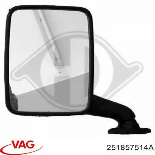 251857514A VAG Зеркало заднего вида правое