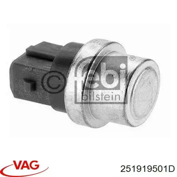 Датчик температуры охлаждающей жидкости 251919501D VAG