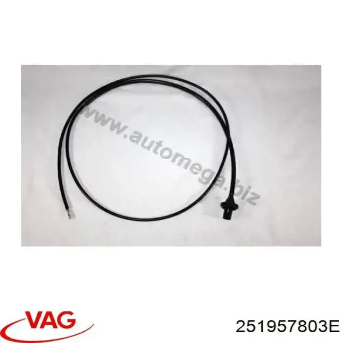 Вал гибкий (спидометра) VAG 251957803E цена, от 8.47 USD
