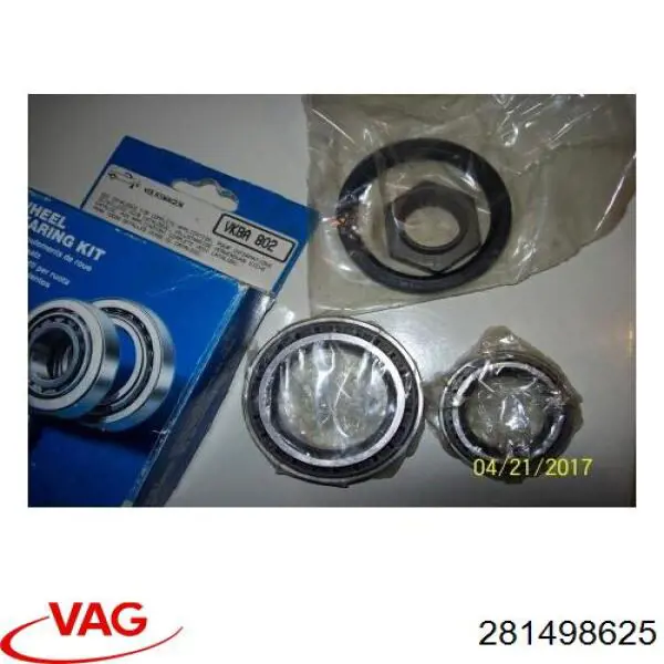 Комплект подшипника ступицы колеса VAG 281498625 цена, от 10.16 USD