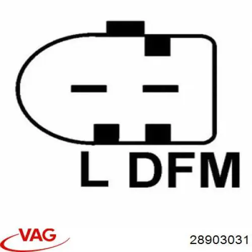 Купить 28903031 VAG Генератор