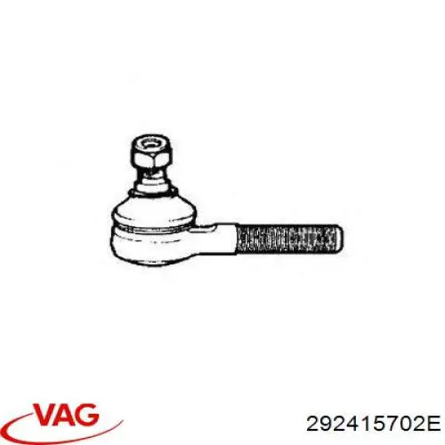 Тяга рулевая в сборе правая 292415702E VAG