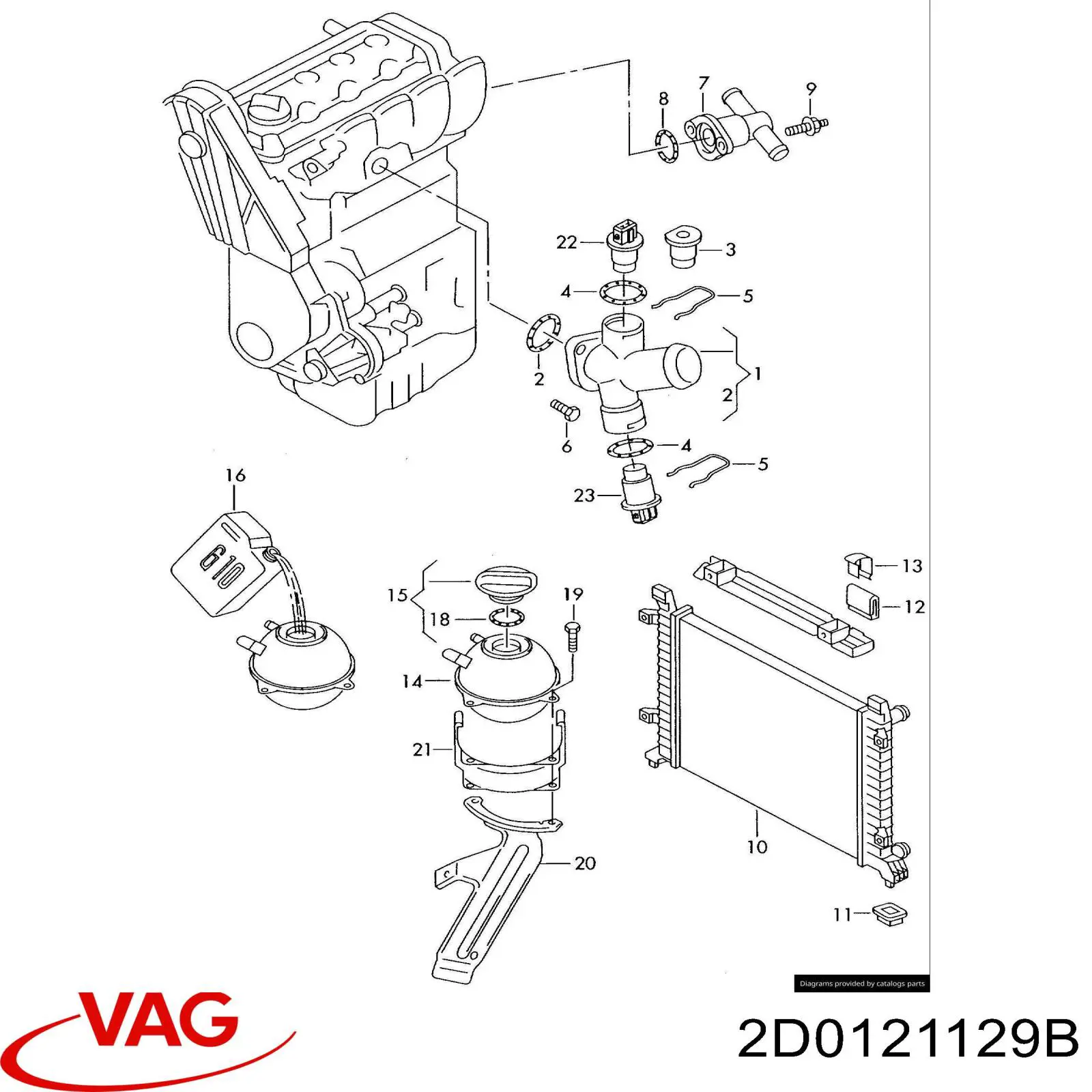  2D0121129B VAG