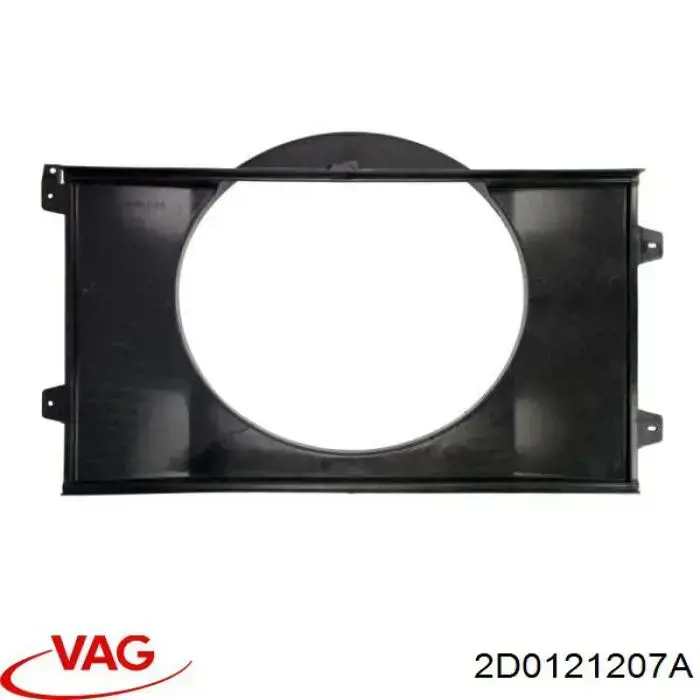 Диффузор радиатора охлаждения VAG 2D0121207A цена, от 57.37 USD