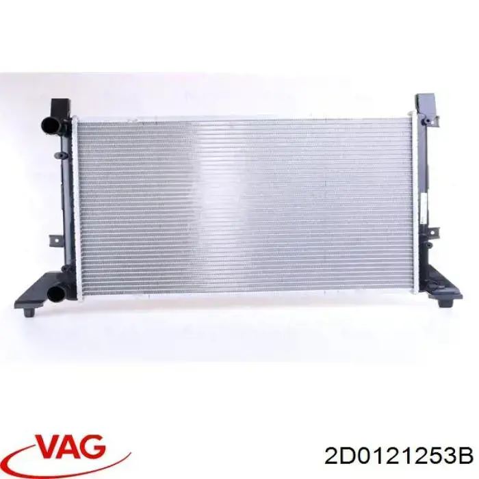 Радиатор охлаждения двигателя VAG 2D0121253B цена, от 64.33 USD