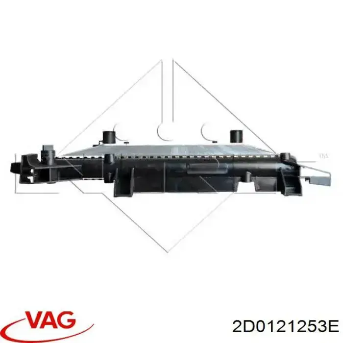 Купить 2D0121253E VAG Радиатор водяной