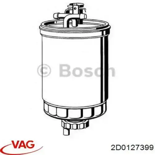 Фильтр топливный VAG 2D0127399