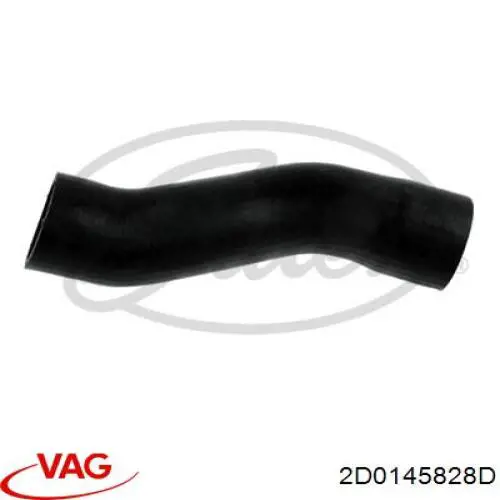 Патрубок воздушный, выход из турбины/компрессора (наддув) VAG 2D0145828D цена, от 13.92 USD