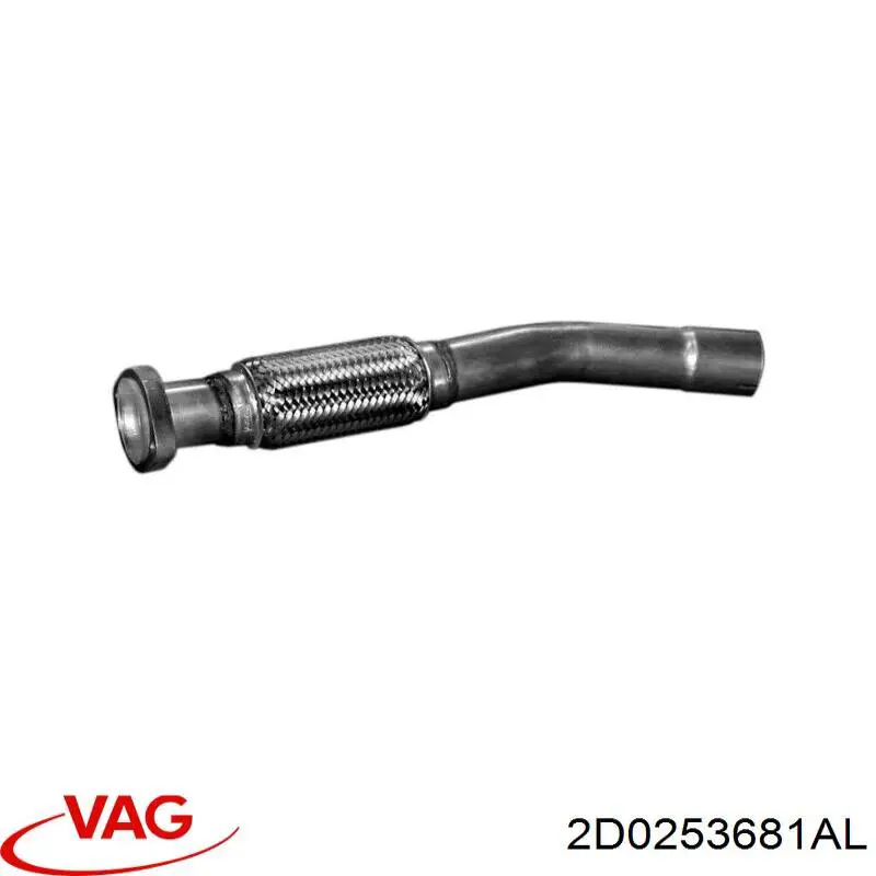 Купить 2D0253681AL VAG Глушитель задний