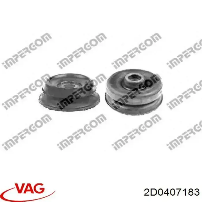 Опора стойки амортизатора переднего VAG 2D0407183 цена, от 5.93 USD