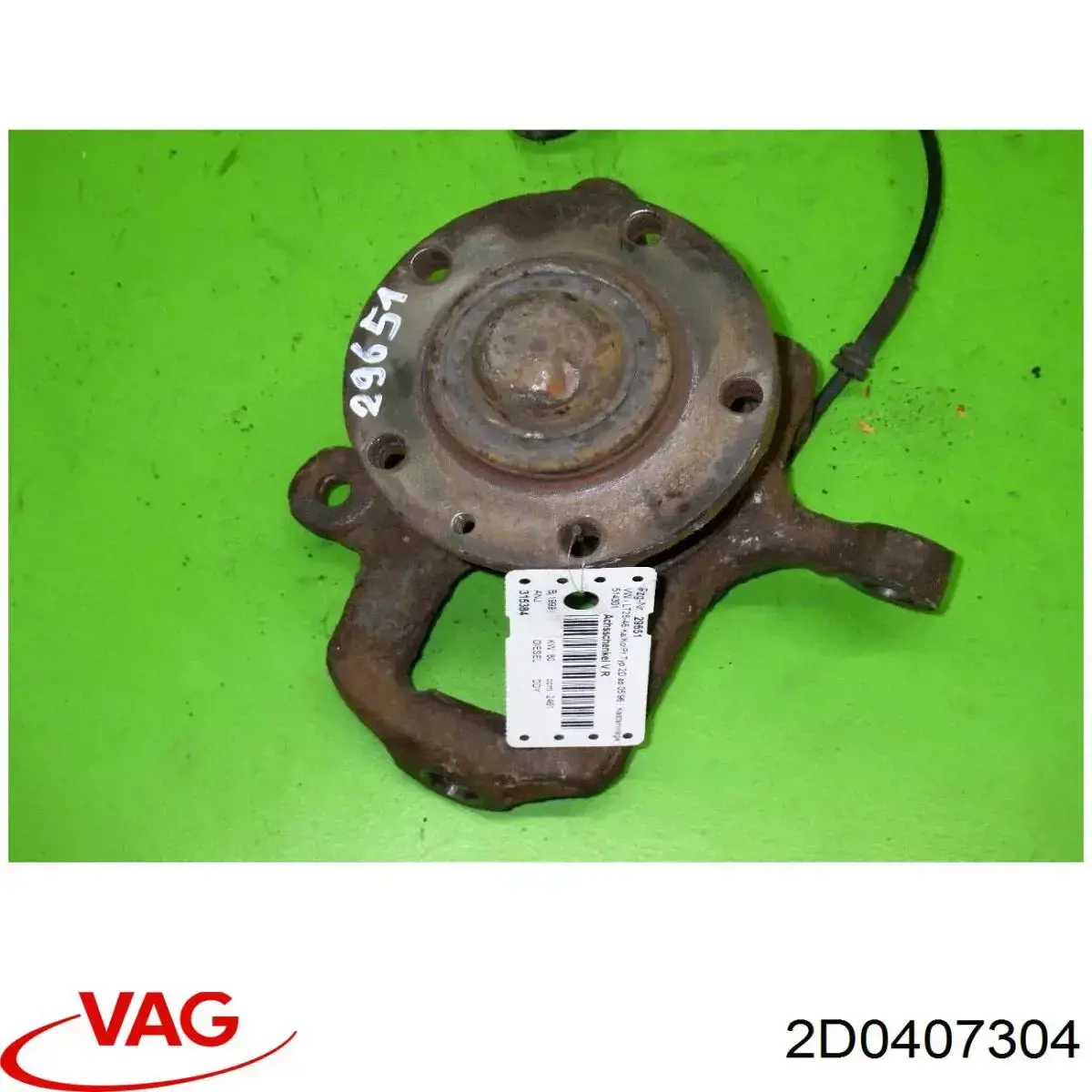 Цапфа (поворотный кулак) передний правый VAG 2D0407304 цена, от  USD