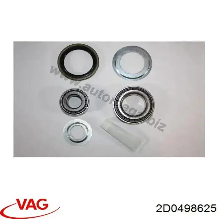 Подшипник ступицы 2D0498625 VAG