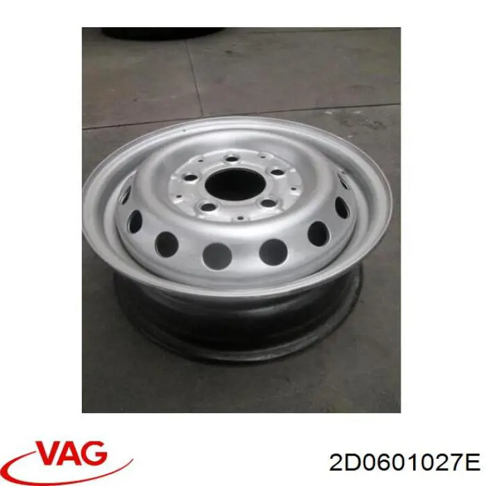 2D0601027E VAG диски колесные стальные (штампованные)