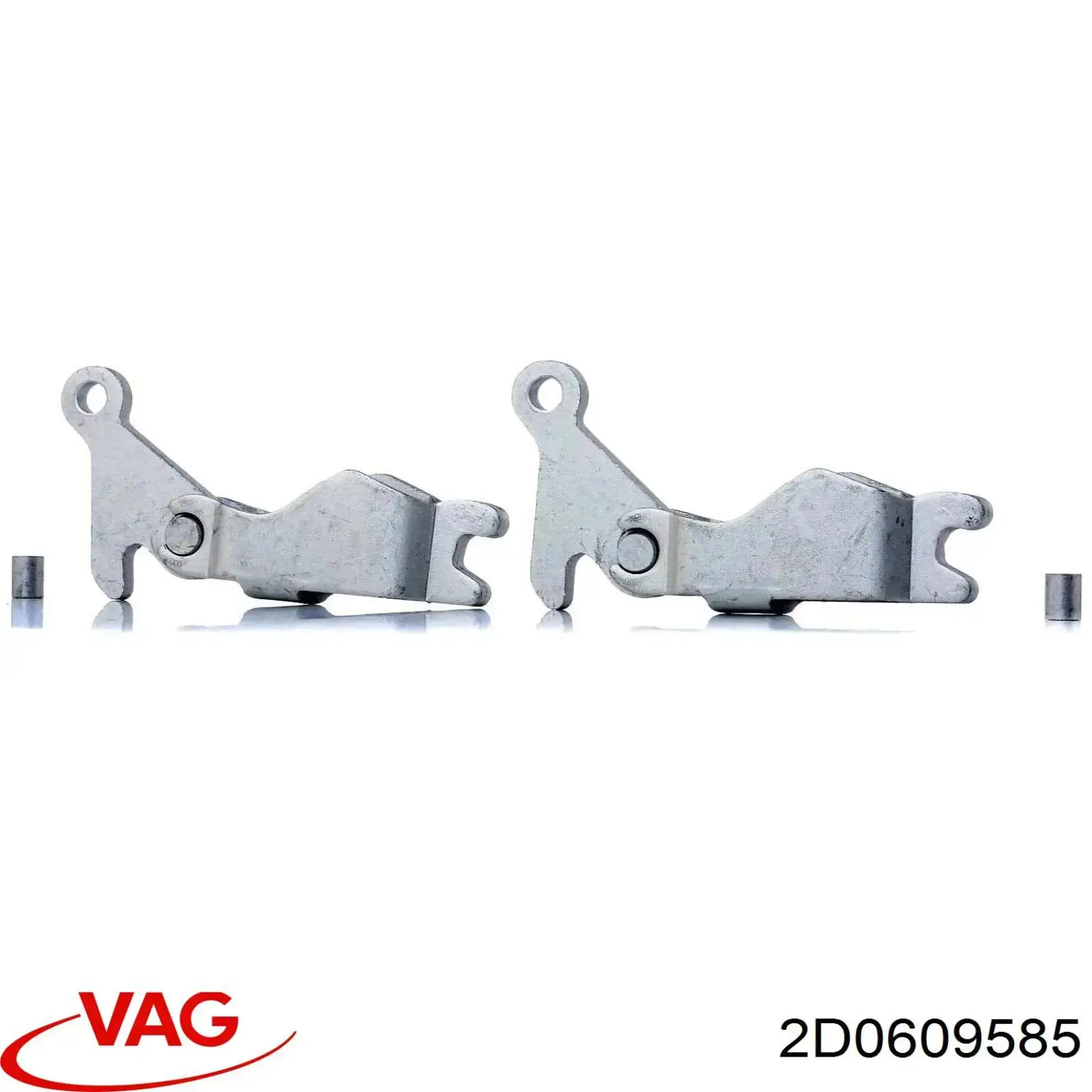 2D0609613 VAG mecanismo de expansão das sapatas do freio de estacionamento