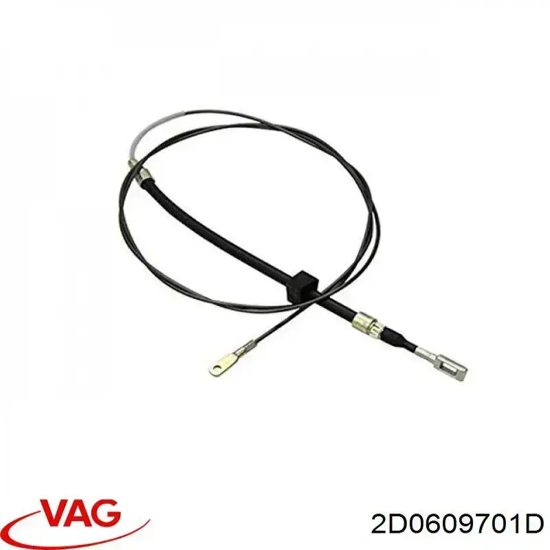 Купить 2D0609701D VAG Передний трос ручника