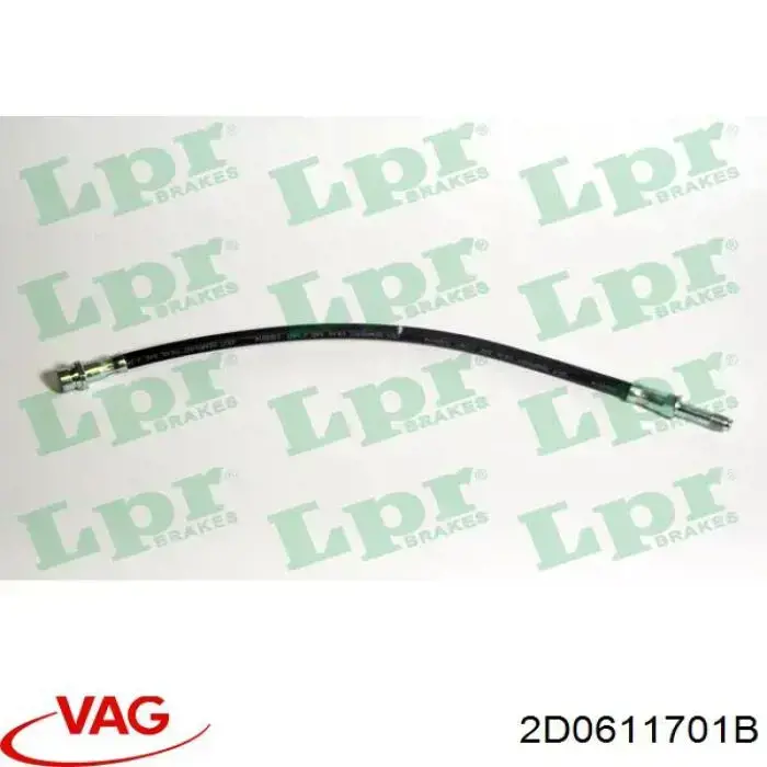 Шланг тормозной передний VAG 2D0611701B