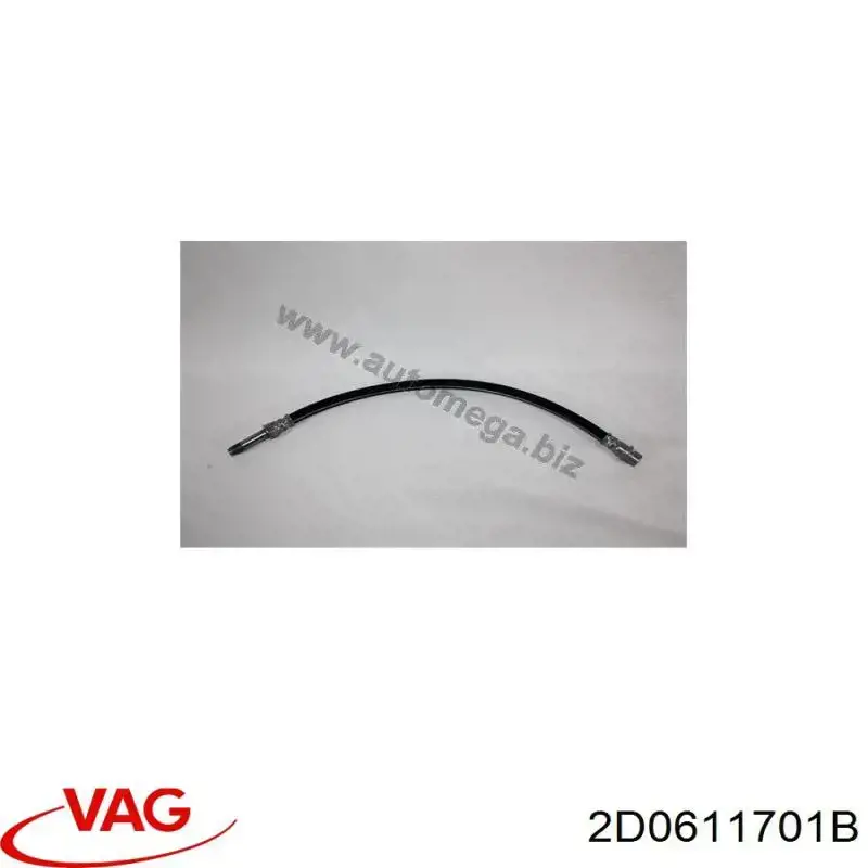 2D0611701B VAG шланг тормозной передний