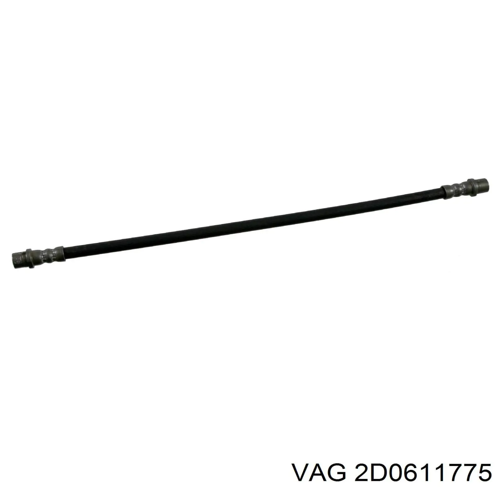2D0611775 VAG шланг тормозной задний