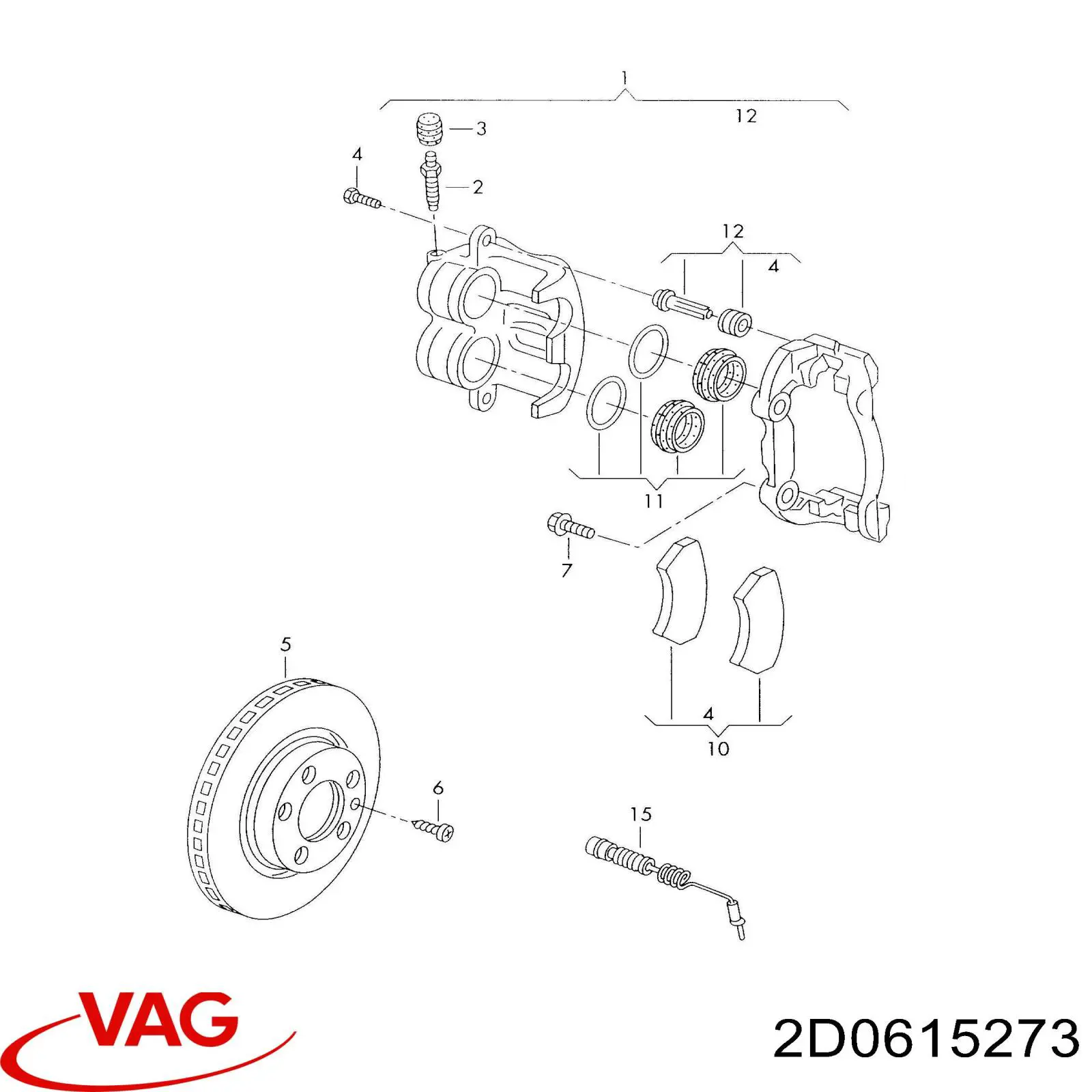 2D0615273 VAG 