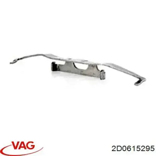 Купить 2D0615295 VAG Комплект пружинок крепления дисковых колодок передних