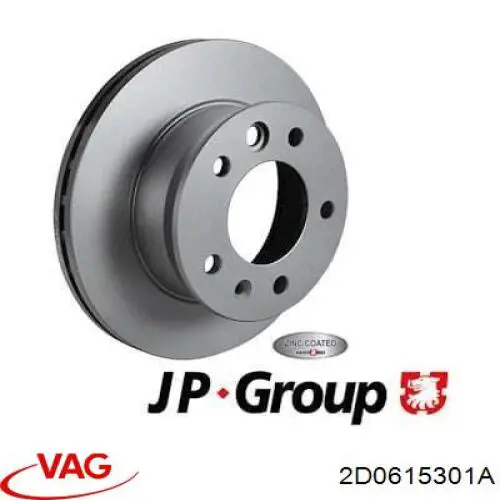 2D0615301A VAG тормозные диски