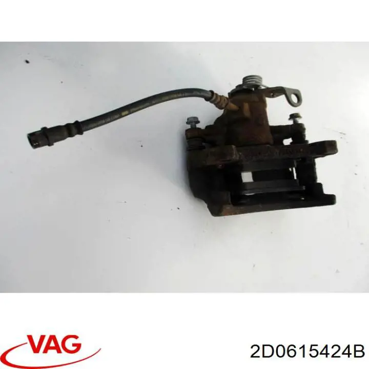 Суппорт задний правый 2D0615424B VAG