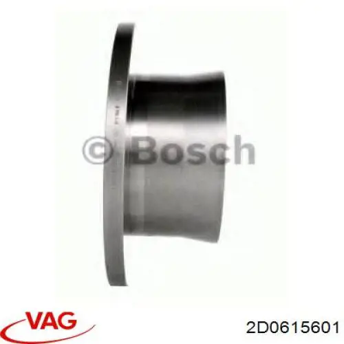 Купить 2D0615601 VAG Диск тормозной задний