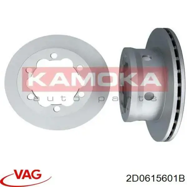 Задний тормозной диск VAG 2D0615601B цена, от 42.92 USD