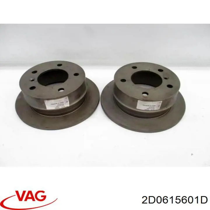 Задний тормозной диск VAG 2D0615601D цена, от 40.21 USD