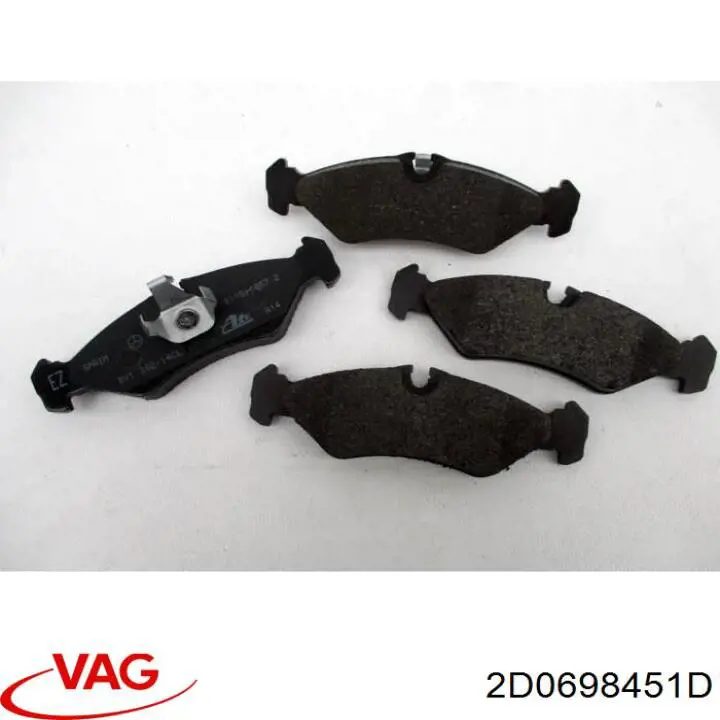 Колодки дисковые  VAG 2D0698451D цена, от 15.05 USD