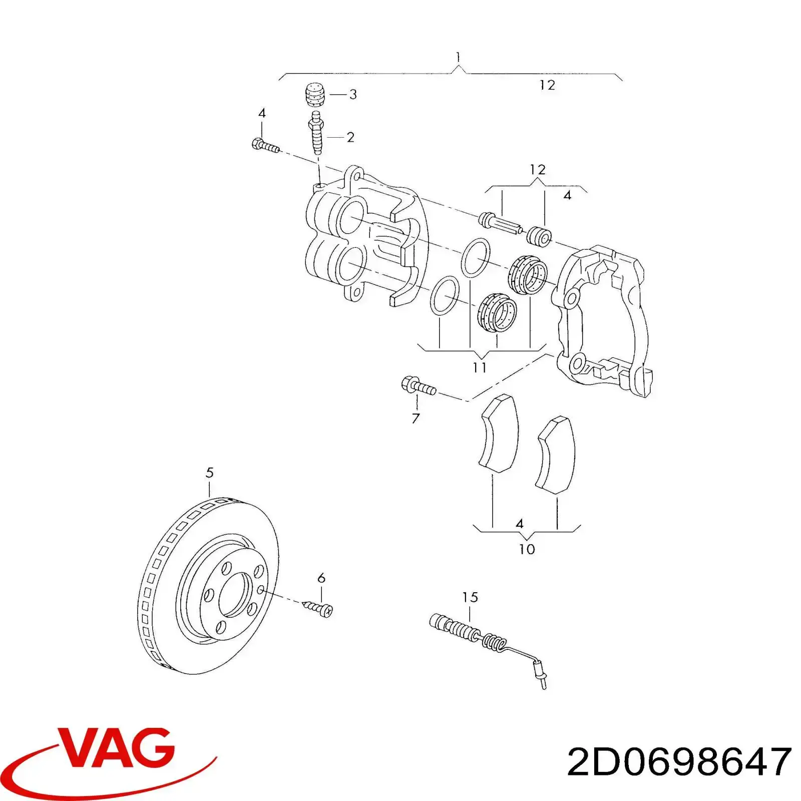 2D0698647 VAG/Skoda
