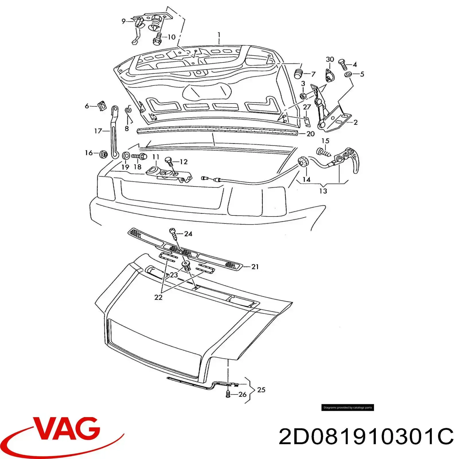  VAG 2D081910301C цена, от 12.80 USD