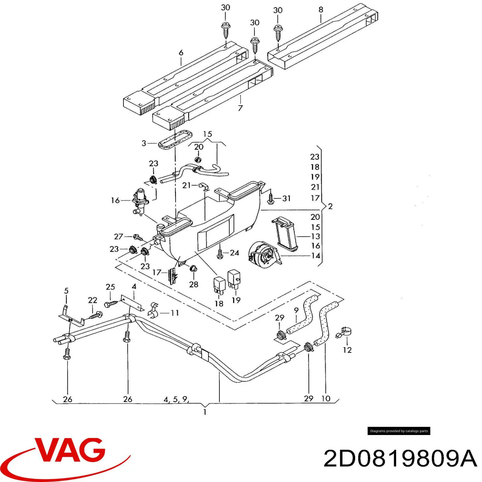 2D0819809A VAG 